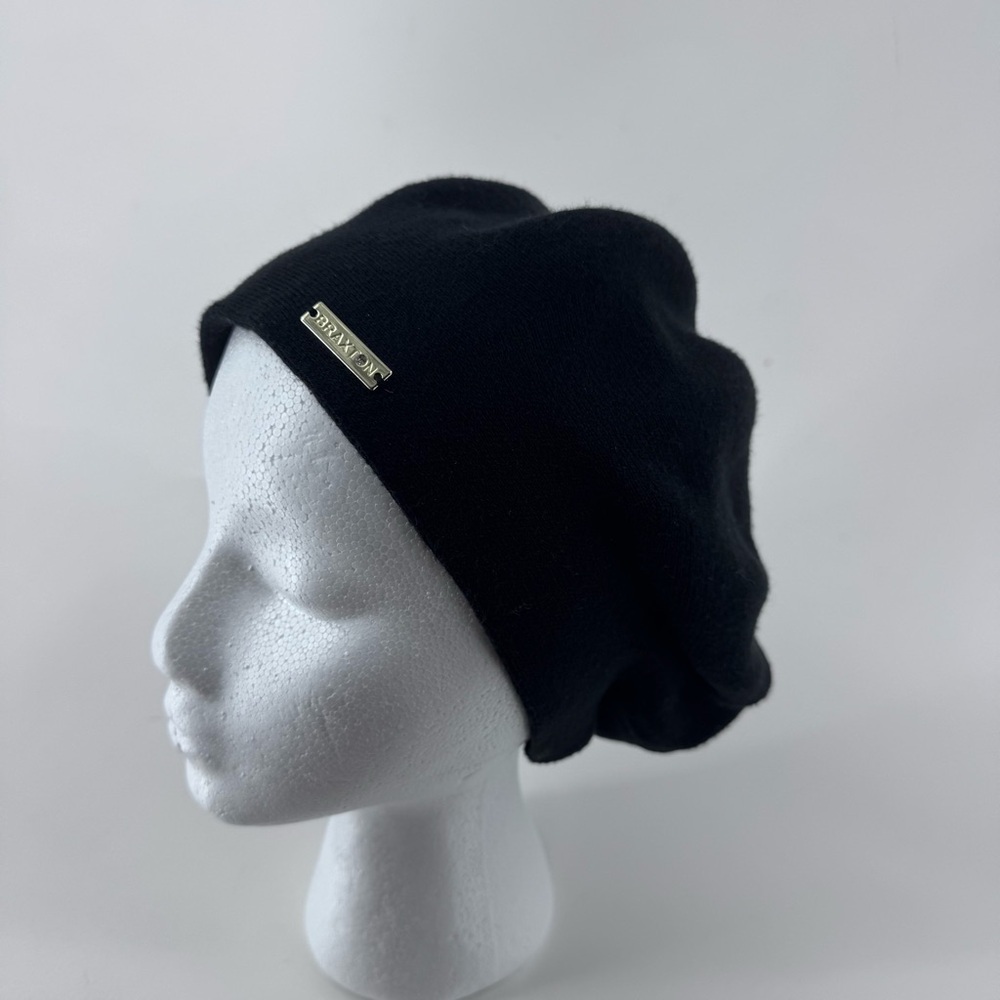 Braxton Black Knit Beanie Winter Hat‎ Cozy Accessories
